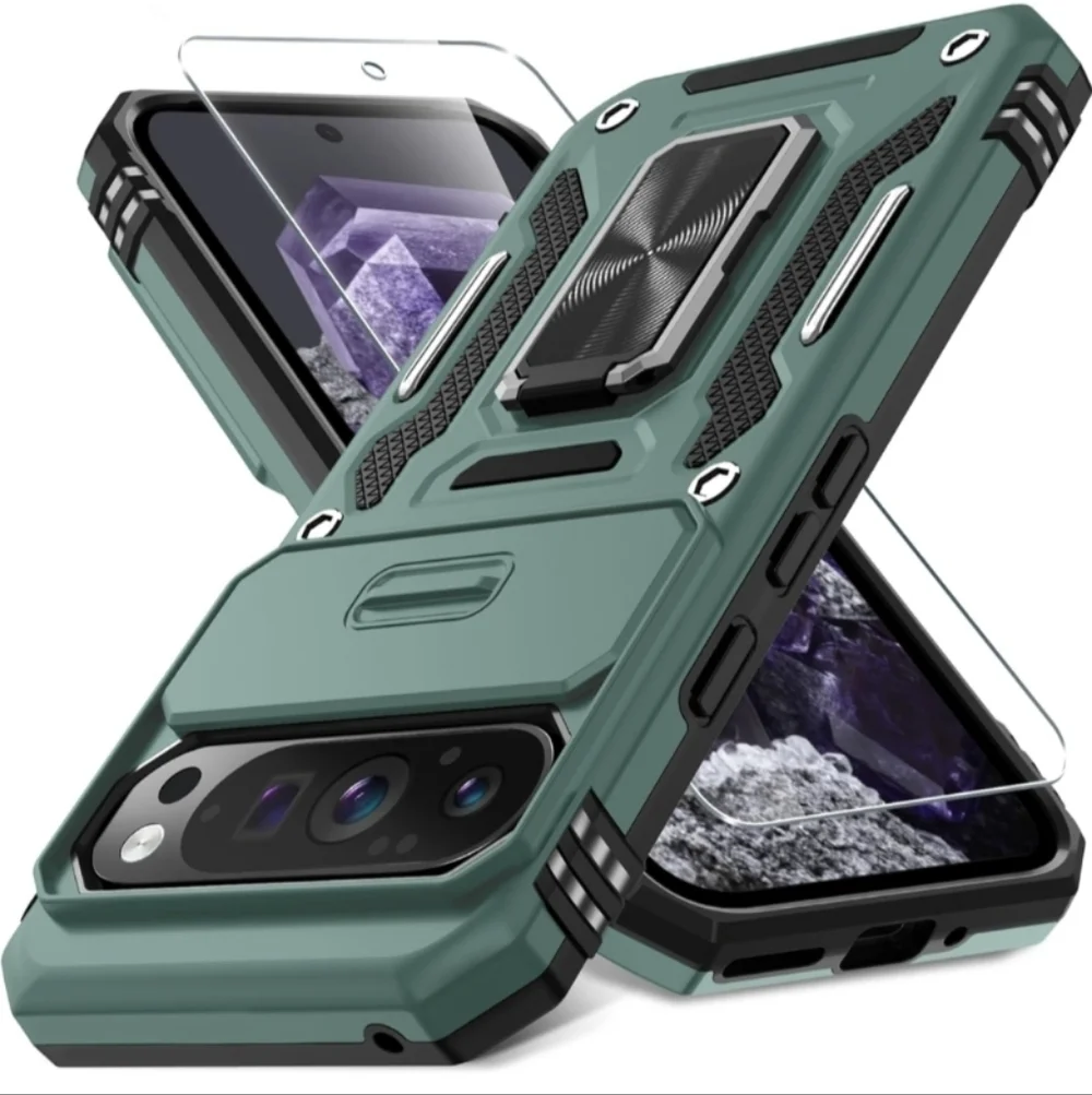 DEERLAMN Protective Cover Case for Google Pixel 9 Pro XL Apline Green (New)